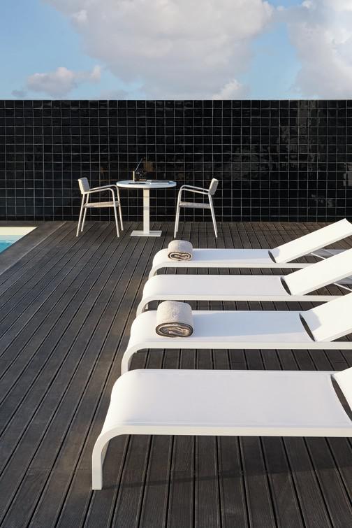 Стул лава веревка 11мм антрацит Manutti Echo MNST584 - Вид №4