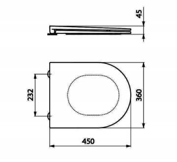 Сиденье для унитаза ABS Thermomat 2042B/N ARCH-00008641 - Вид №1
