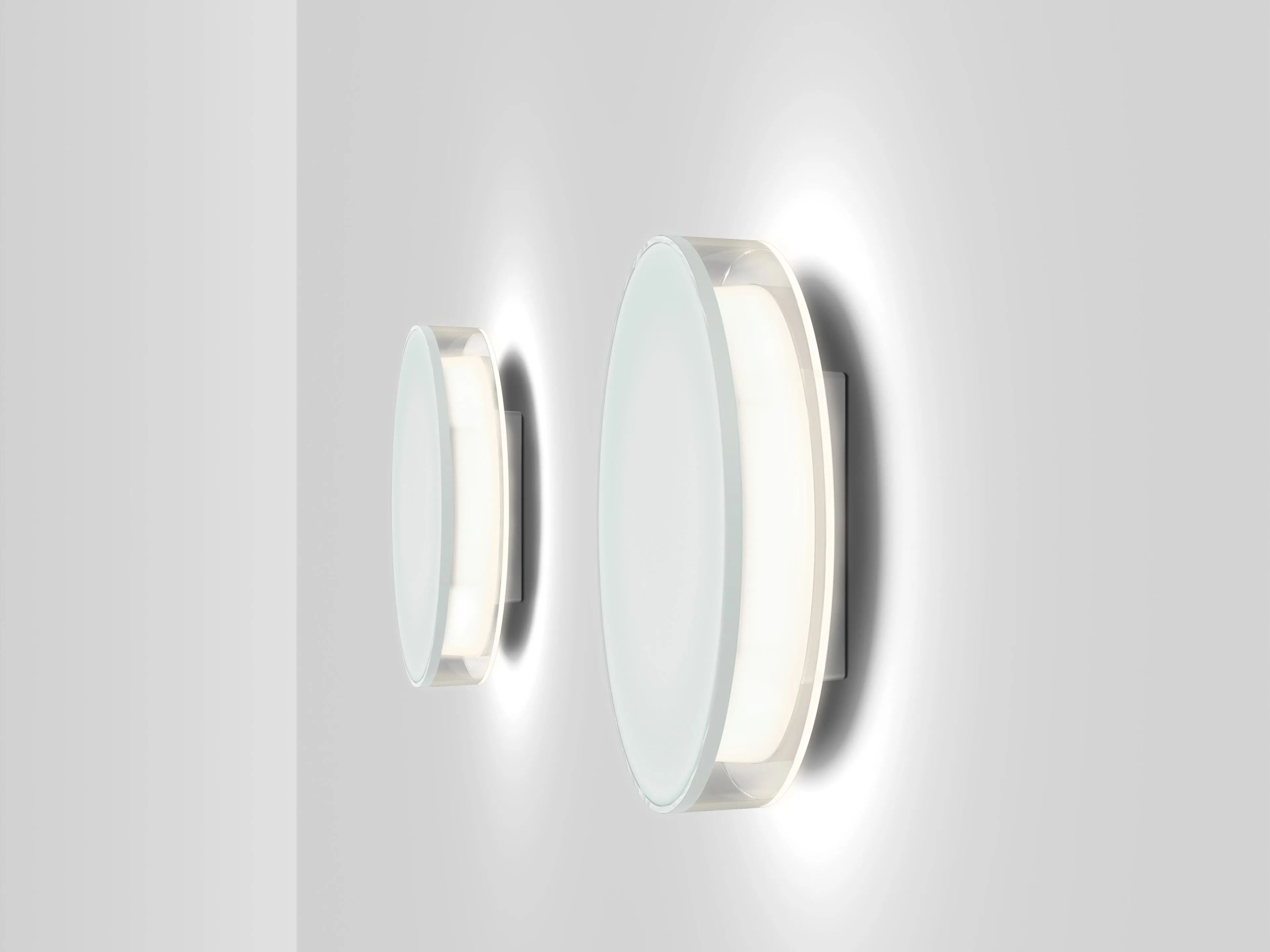 Алюминиевый и стеклянный светодиодный настенный светильник serien.lighting LYD ARCH-00043621 - Вид №3