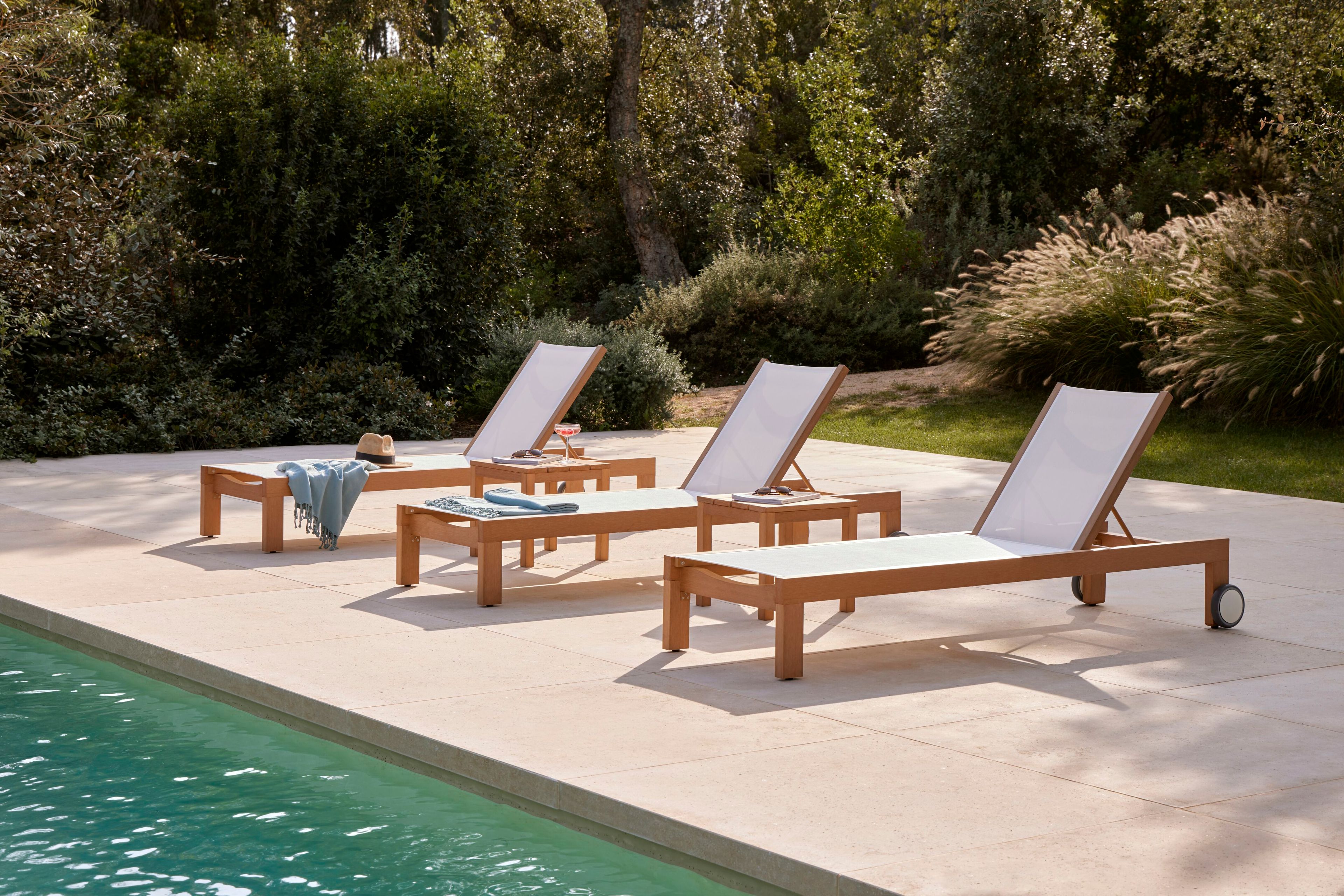 Шезлонг с откидной спинкой Batyline® и TechTeak с колесами POINT Kahn ARCH-00123363 - Вид №7