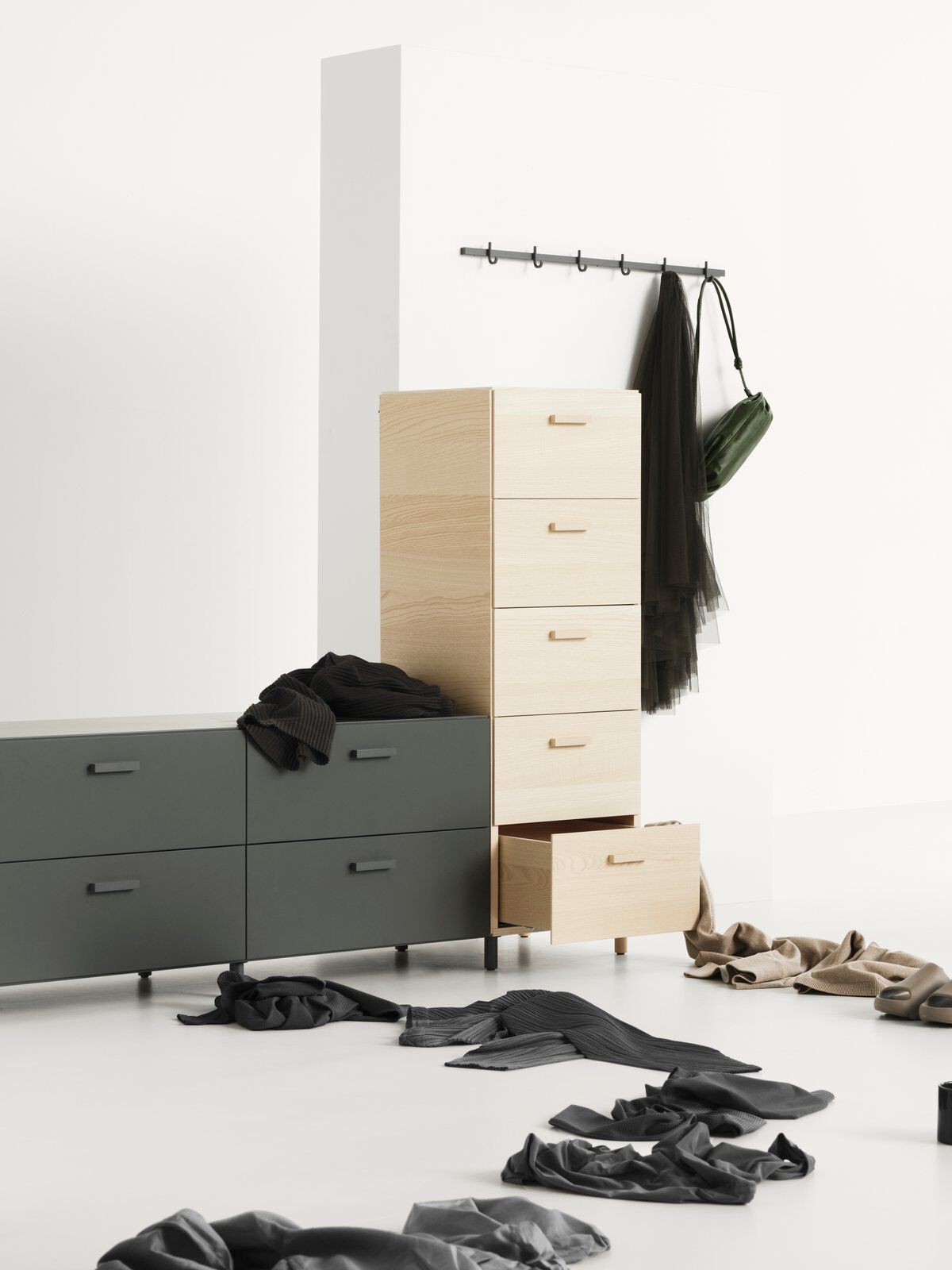 МДФ секционный комод String Furniture Relief ARCH-00117838 - Вид №3