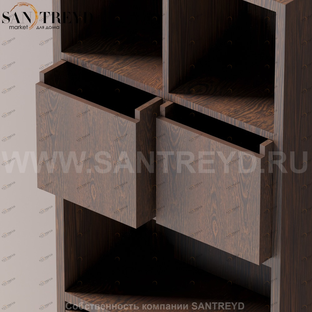 KONTE Ящик для шкафа из коричневого дуба AMOB047RU Agape