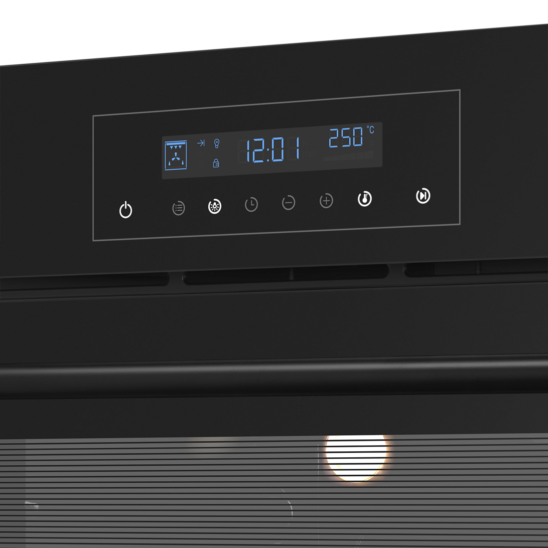 9100948 Электрический духовой шкаф HOMSair OEH606BK черный STDN-0131813 - Вид №6