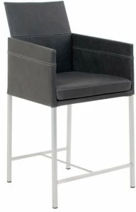 KFF Табурет кухонный со спинкой и подставкой для ног Texas