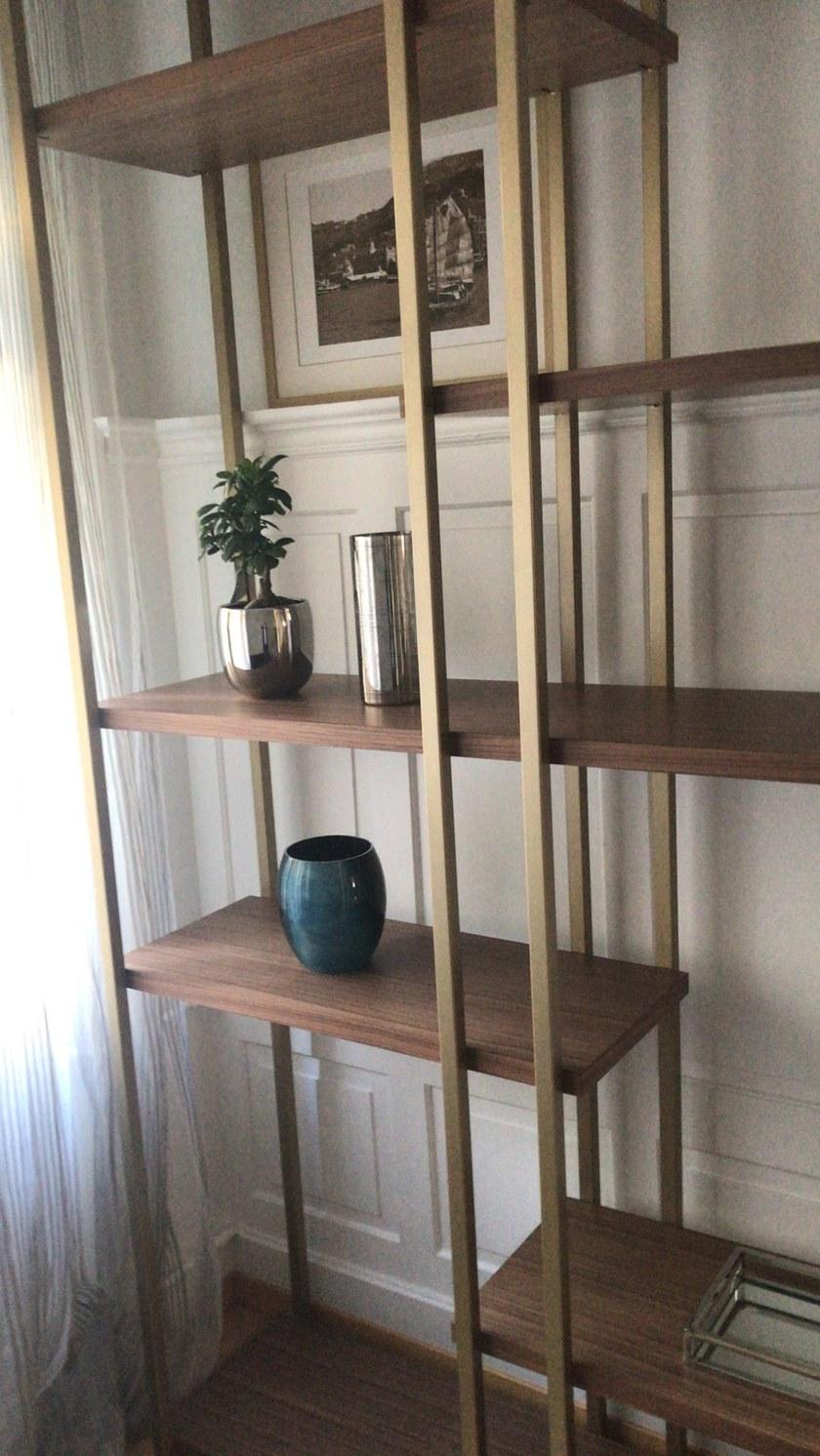 ZALABA Design Открытый двусторонний книжный шкаф из стали и дерева Zulu sun-id-1398339 - Вид №2