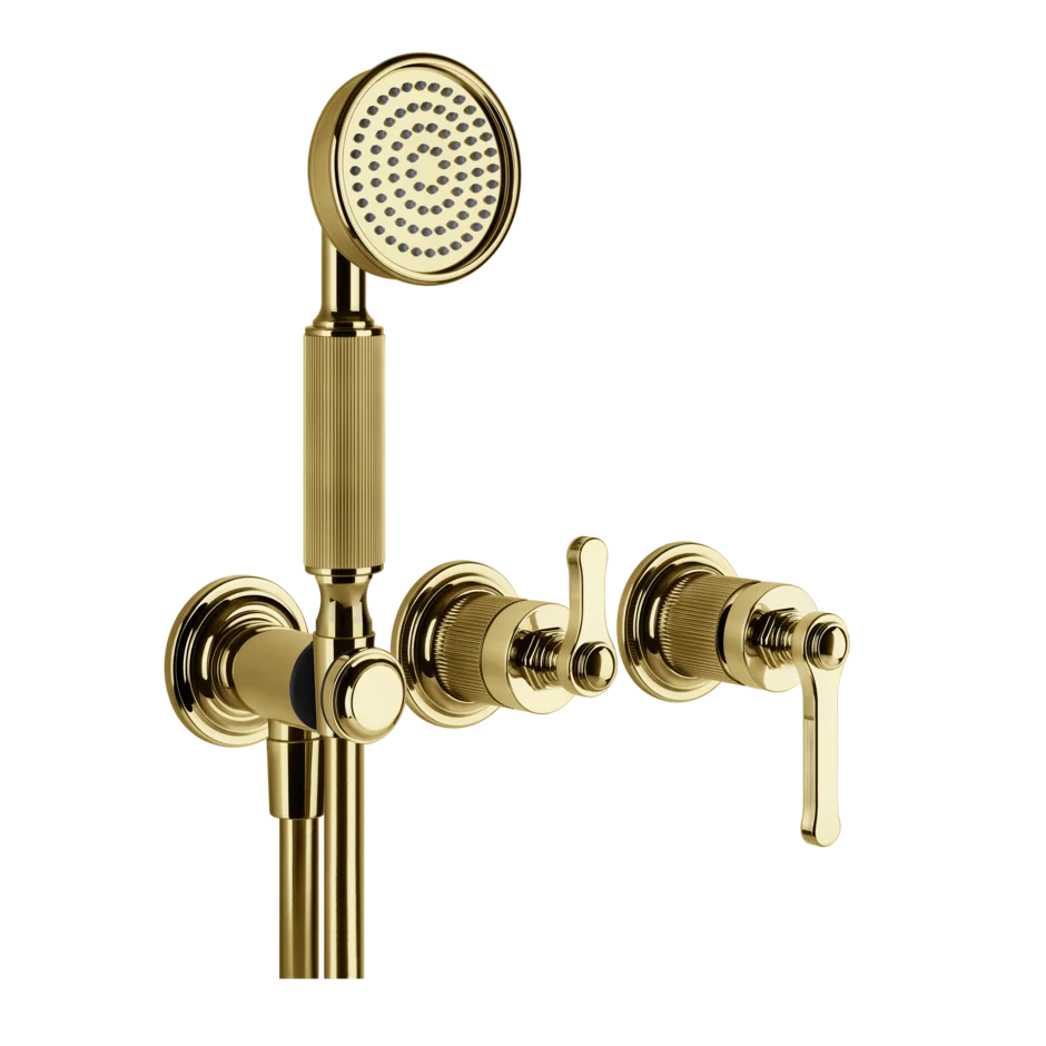 Смеситель для душа 65036 246 Gessi Venti20 ЗОЛОТОЙ PVD 65036246