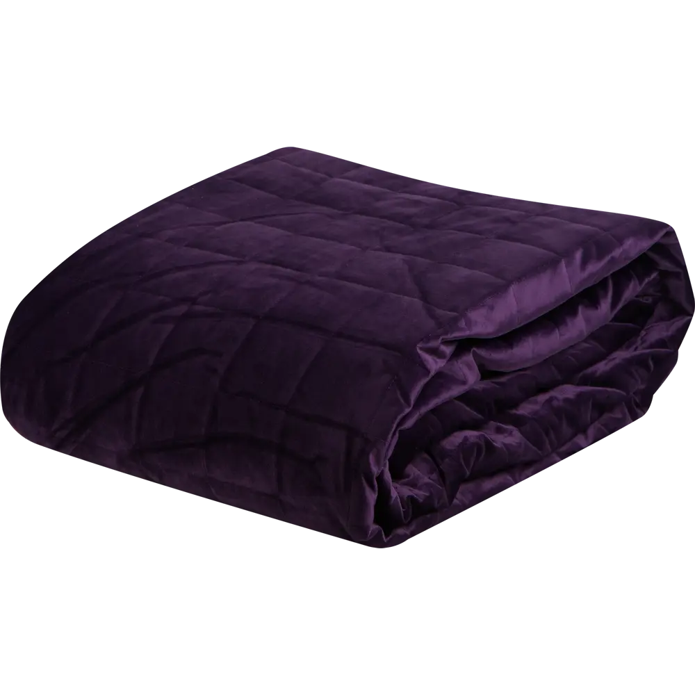 Покрывало Velvet Etna, 220x240 см, полиэстер, цвет сиреневый 82344957 STLM-2031953 INSPIRE 