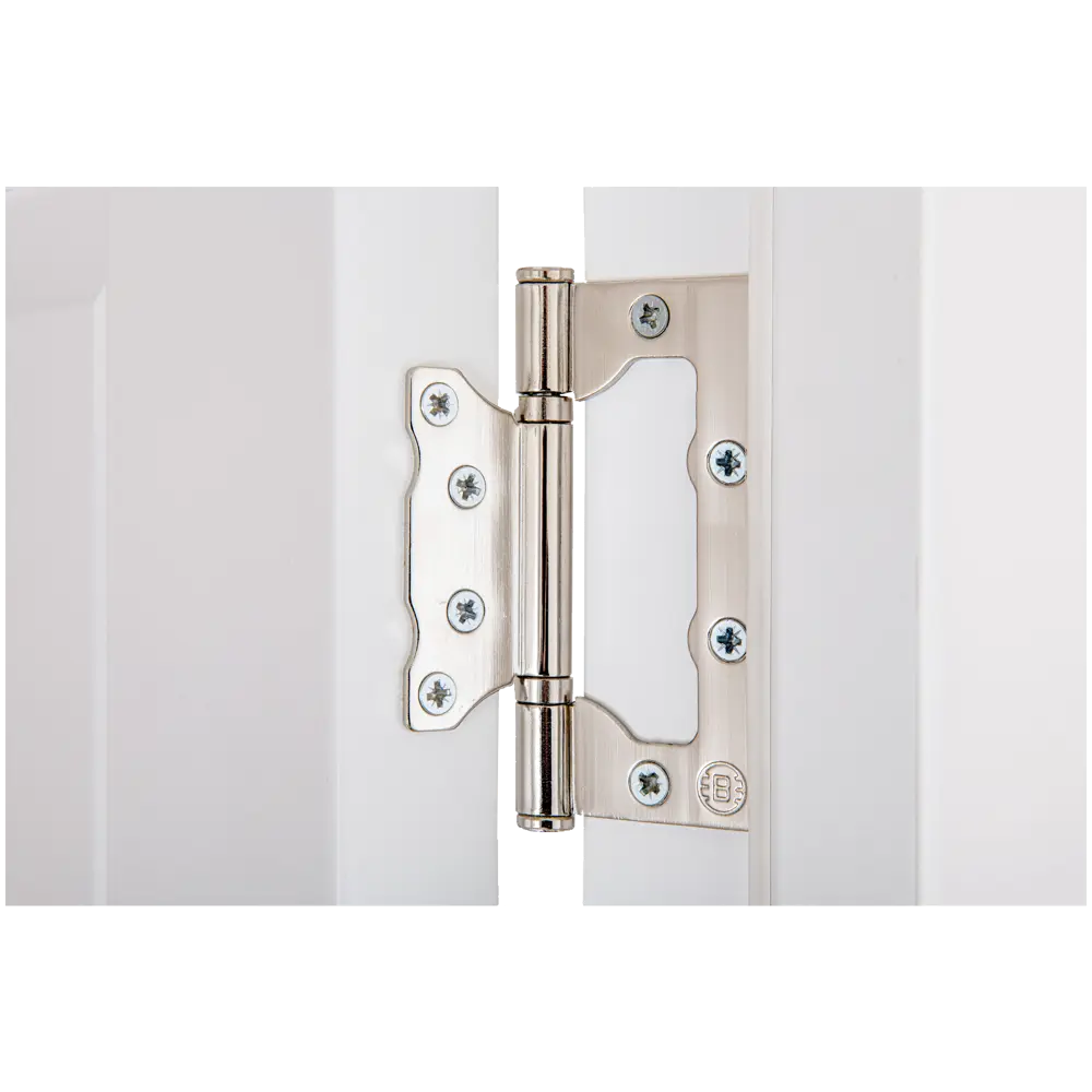 Дверь межкомнатная глухая Классико-42 60x200 см Hardflex белый с замком и петлями PORTIKA STLM-2110473 - Вид №3