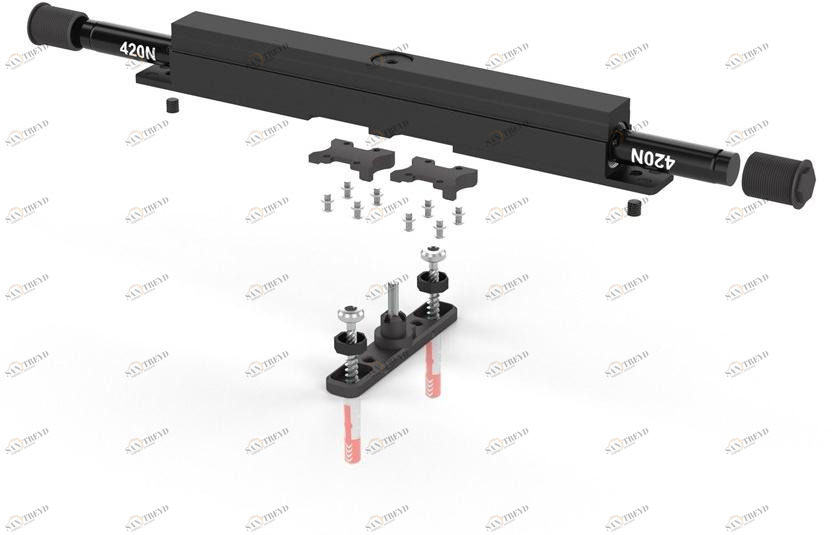 Portapivot Петля металлическая для стеклянных дверей sun-id-1463959