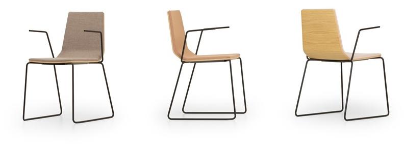 True Design Стул с салазками и подлокотниками со встроенной подушкой Marina sun-id-1346731 - Вид №5