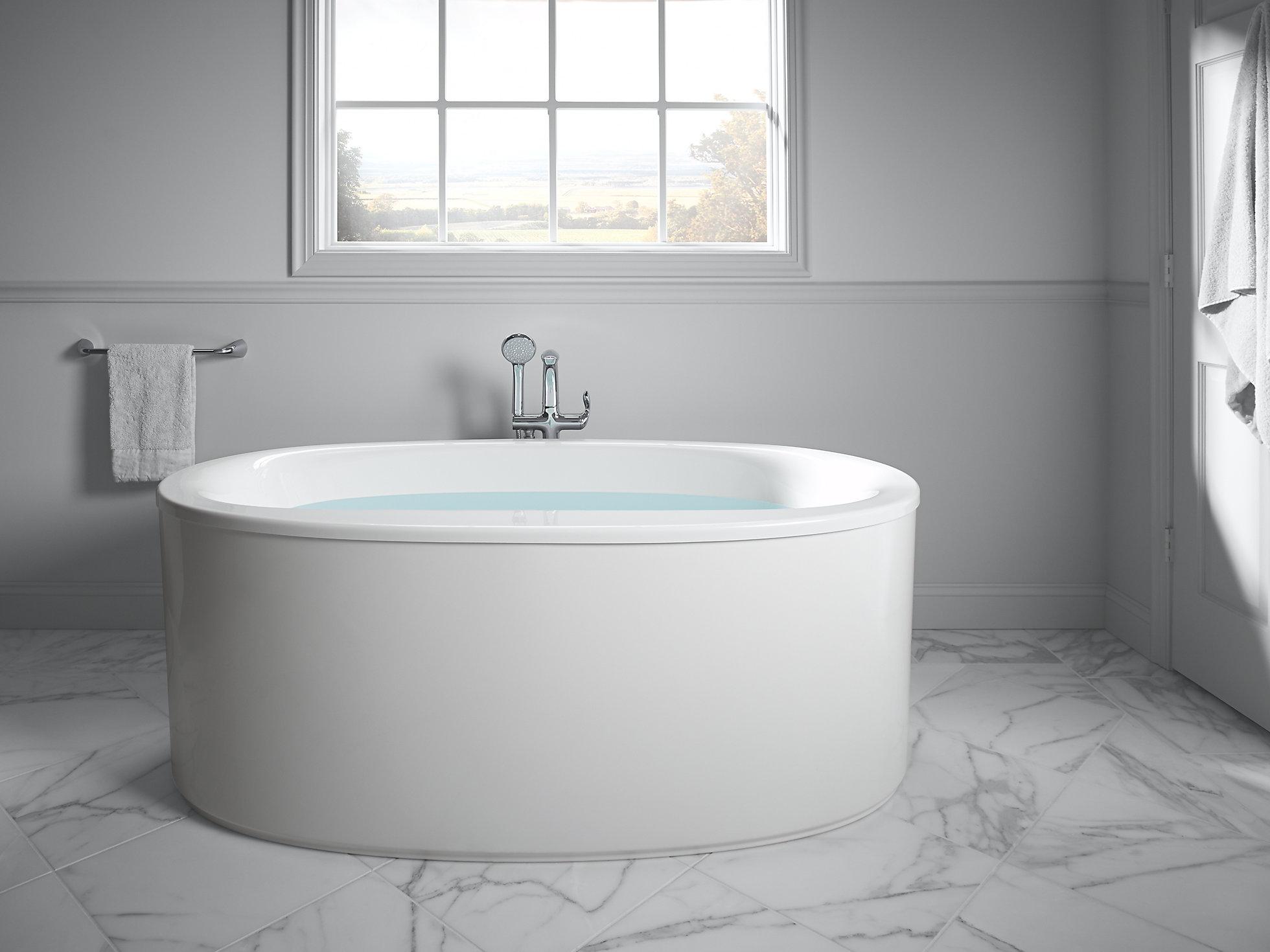 KOHLER Напольная накладка для ванны Refinia с ручным душем K-T97334-4-BN  - Вид №3