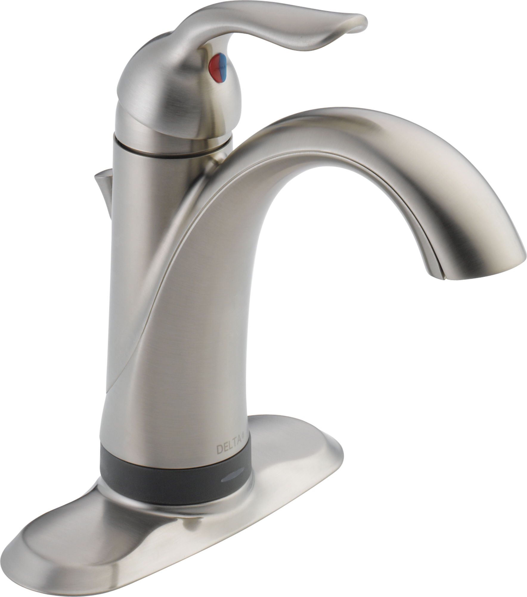 538T-SS-DST Смеситель для ванной с одной ручкой с технологией Touch2O.xt® Delta Faucet Lahara Нержавеющая сталь  - Вид №5
