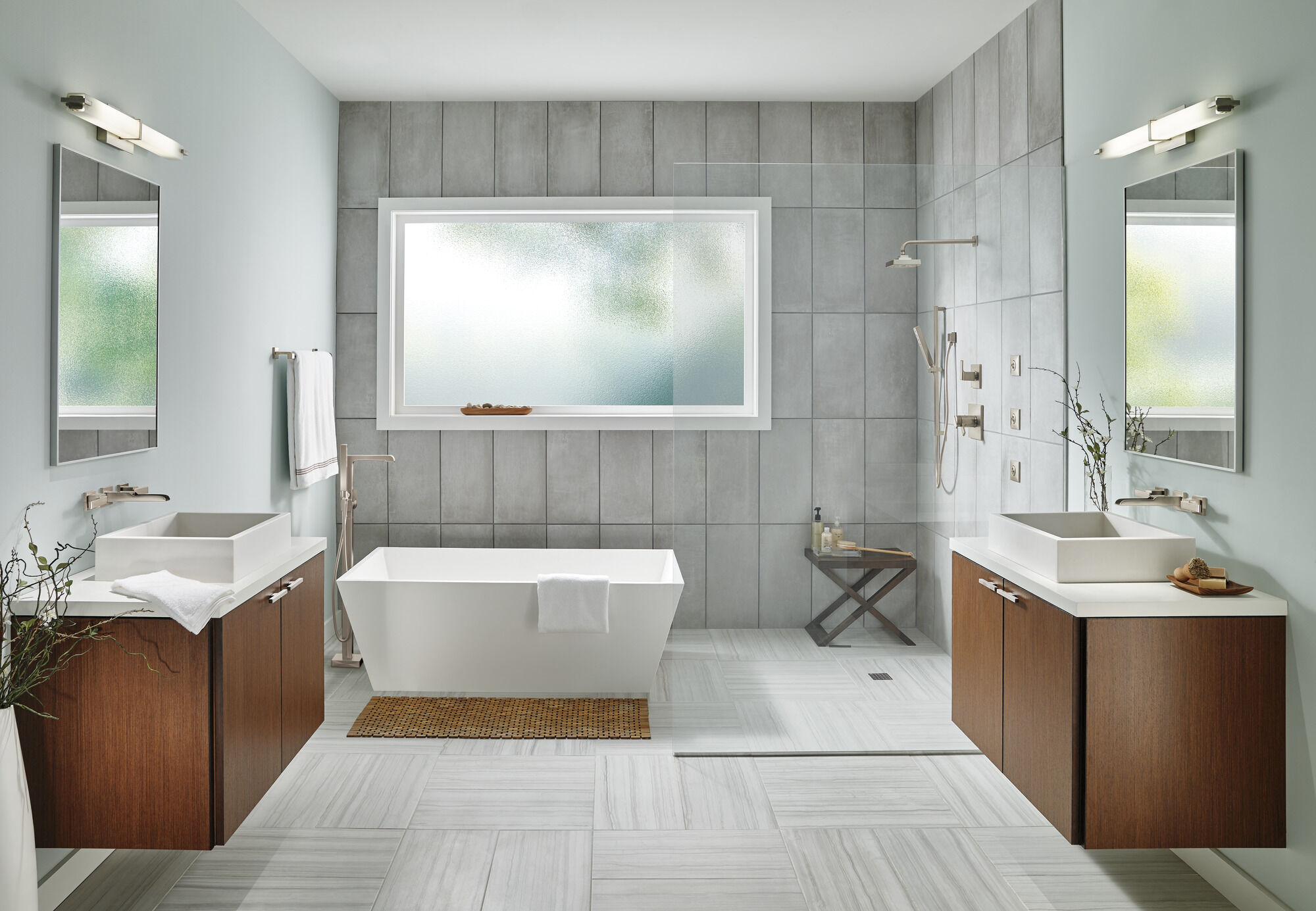 Квадратный спрей для тела HydraChoice® Square Body Spray Trim Delta Faucet T50210-SS - Вид №5