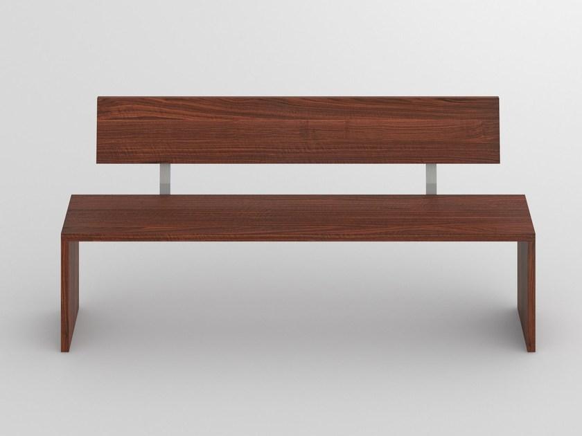 Vitamin Design Скамья из массива дерева со спинкой Mena sun-id-1409367 - Вид №1