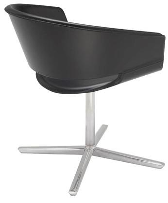 Andreu World Мягкое вращающееся кресло с 4-мя спицами Ronda So0465 - Вид №4