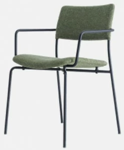 Grado Design Стул из ткани с подлокотниками и стальной основой Stilo Stl-ch-02