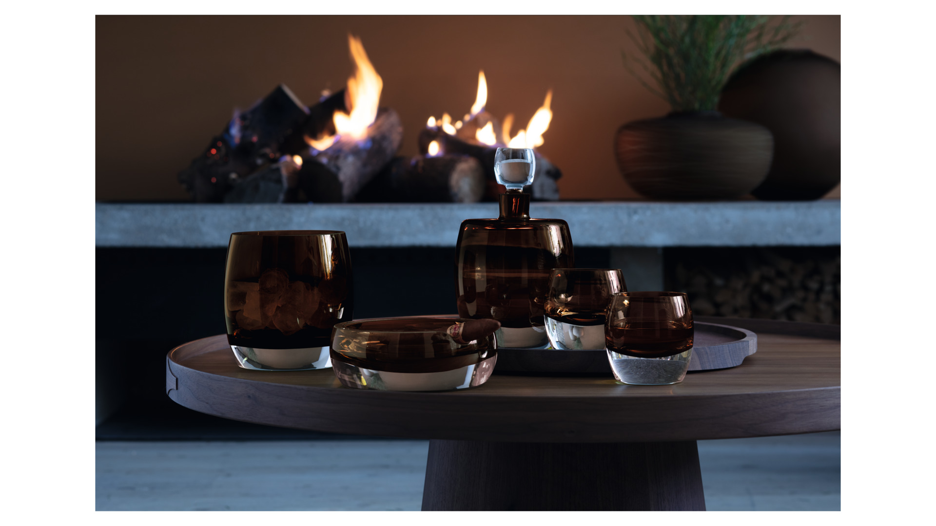 10656130 LSA International Декантер Whisky Club 1,05 л коричневый Стекло  - Вид №4