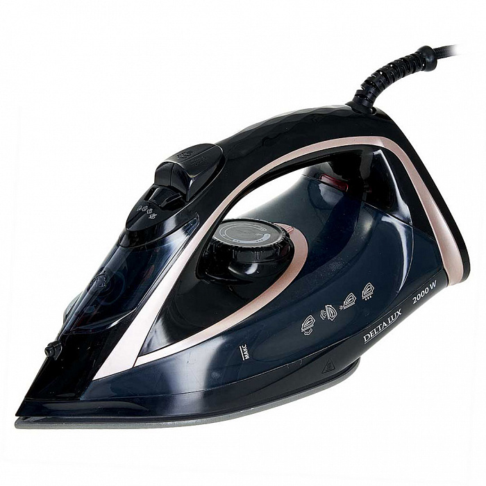 5354071 Утюг DELTA LUX DE-3001 черный STDN-0114896 - Вид №1