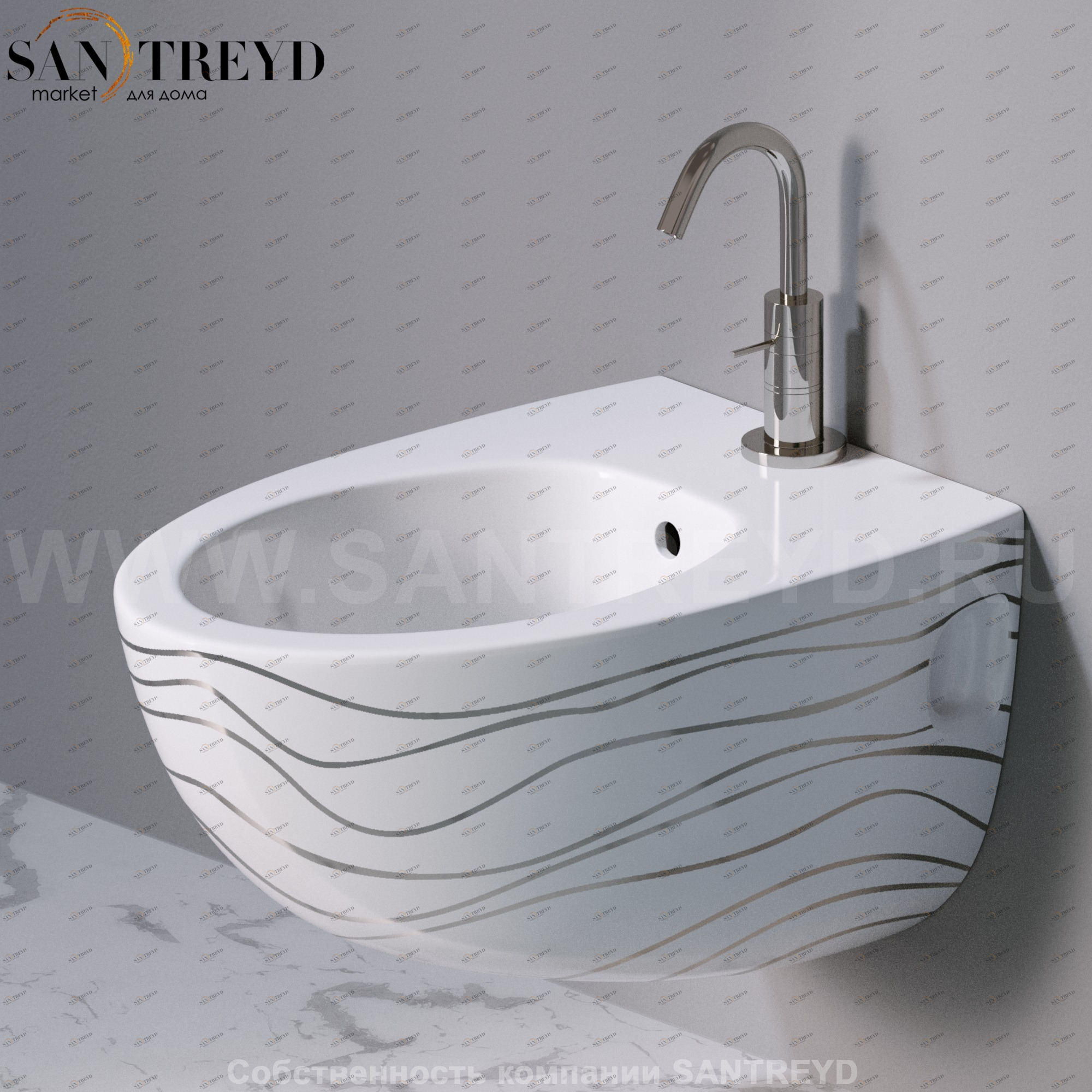 S512.410P Биде подвесное OVAL A. e T. Italia AeT ITALIA