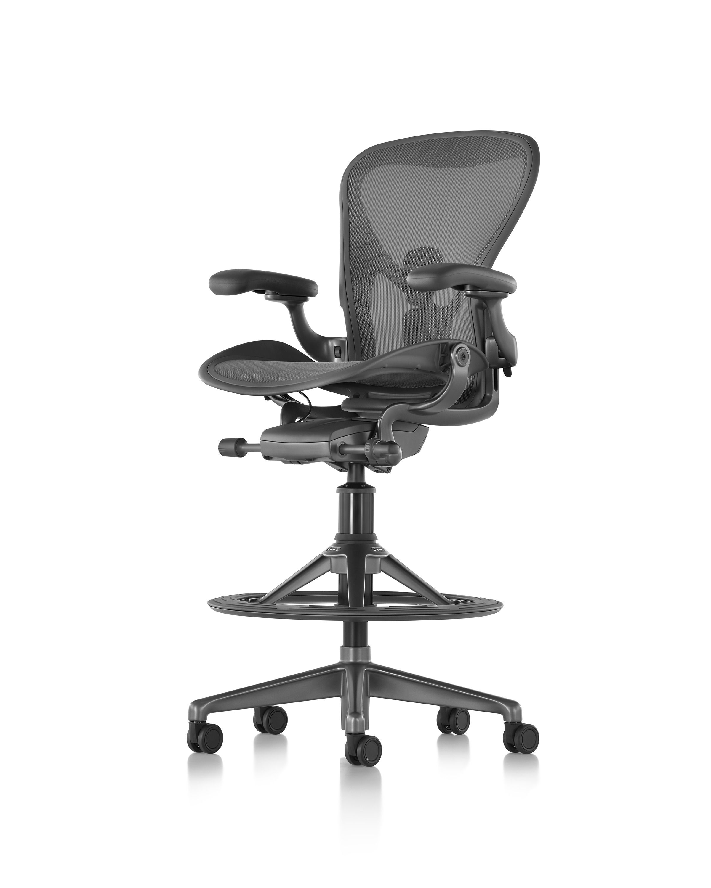 5 спиц поворотный офисный стул с подлокотниками Herman Miller Aeron ARCH-00029451 - Вид №20