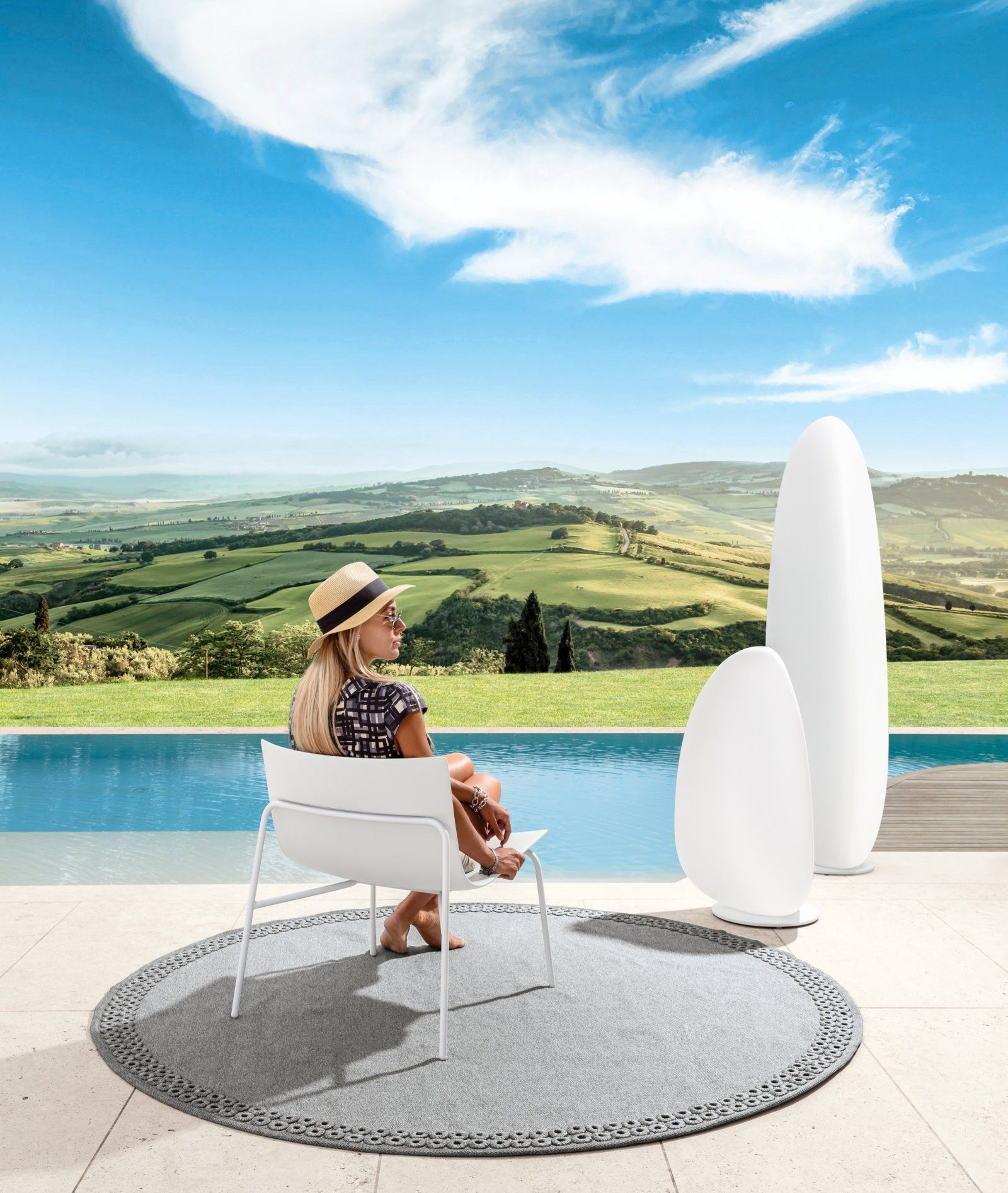 Полиуретановое садовое кресло Talenti Malè ARCH-00085238 - Вид №2