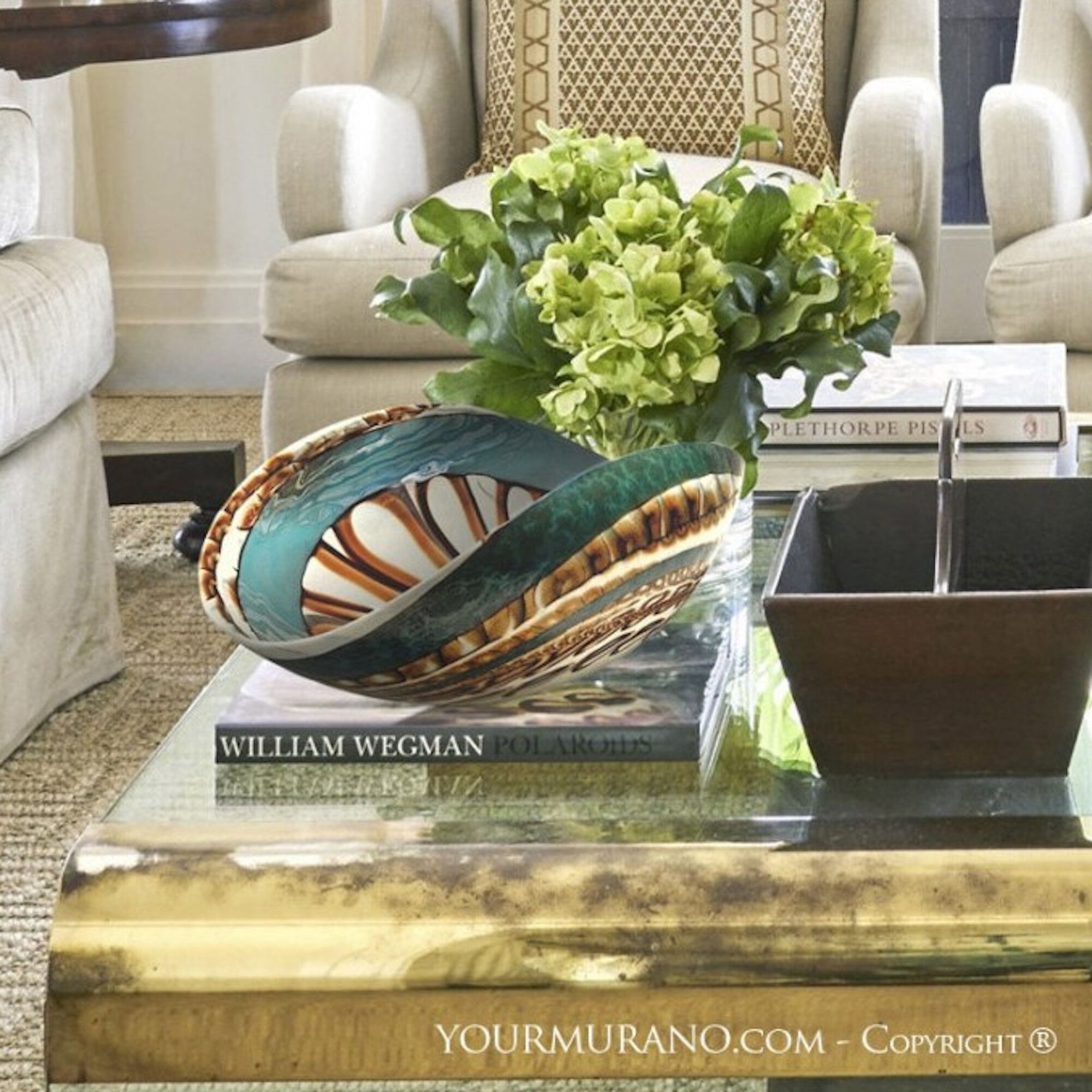 Центральные элементы из муранского стекла ручной работы YourMurano Shell ARCH-00089074 - Вид №4