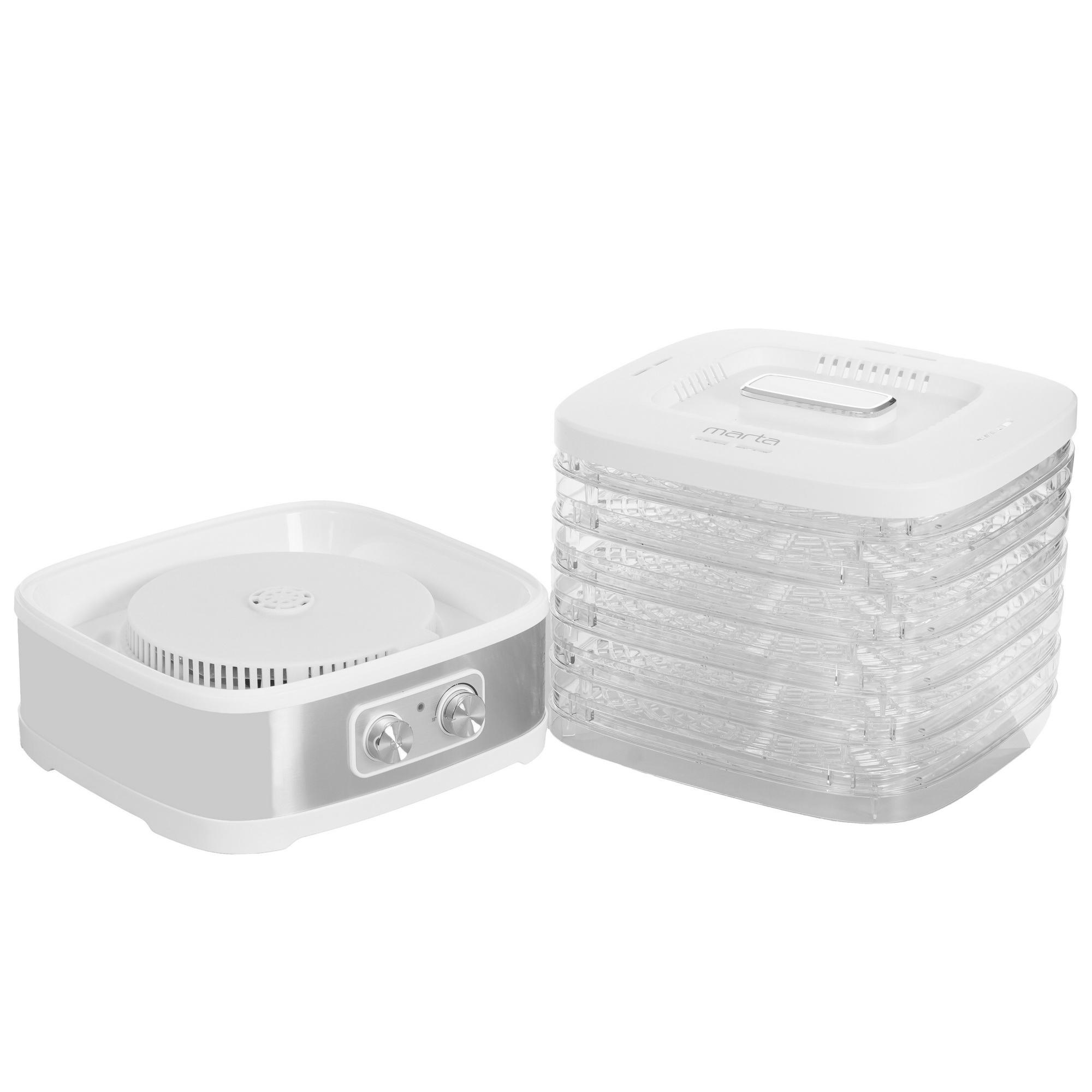 9058640 Сушилка для овощей и фруктов MARTA MT-1876 белый STDN-0055618 - Вид №5