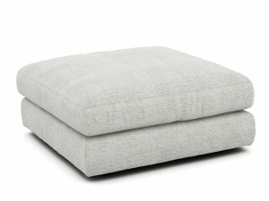 Квадратный пуф из ткани