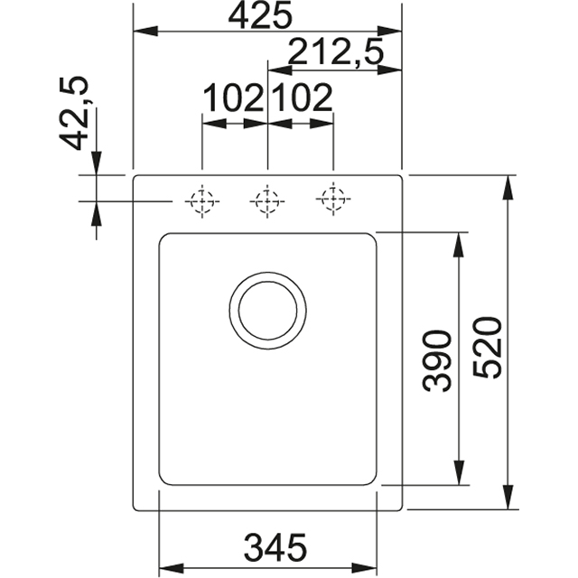 MRG 610-42 Мойка кухонная прямоугольная Franke Maris - Вид №1