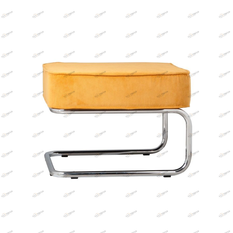 Пуф для ног Lounge Ridge Rib желтая Zuiver 3300006