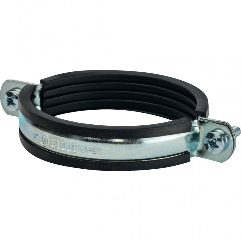 Хомут с шпилькой и дюбелем 3" (⌀87-94) STOUT SAC0020100003 - Вид №1