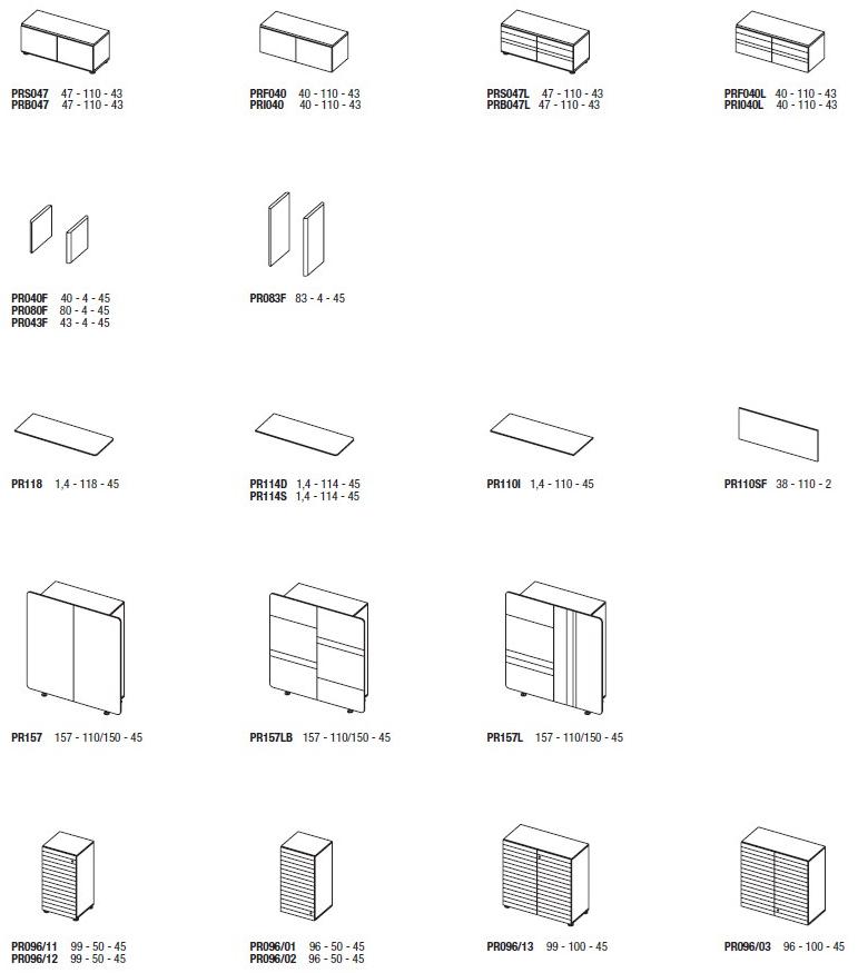 NEWTOM by Ultom Лакированный офисный шкаф Prospero sun-id-1400951 - Вид №1
