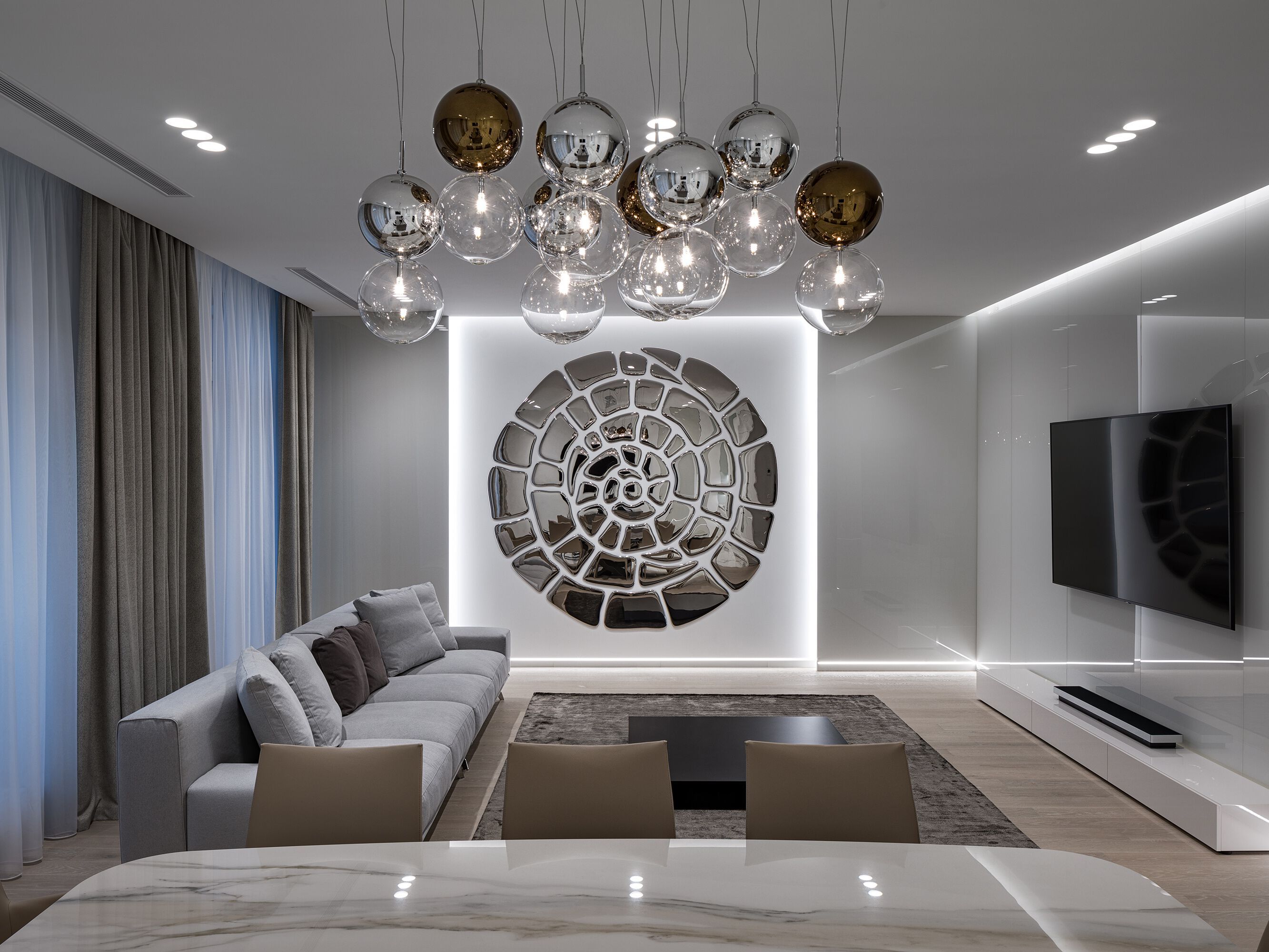 Декоративный предмет из зеркального стекла PlusObject SPIRAL ARCH-00056039 - Вид №3