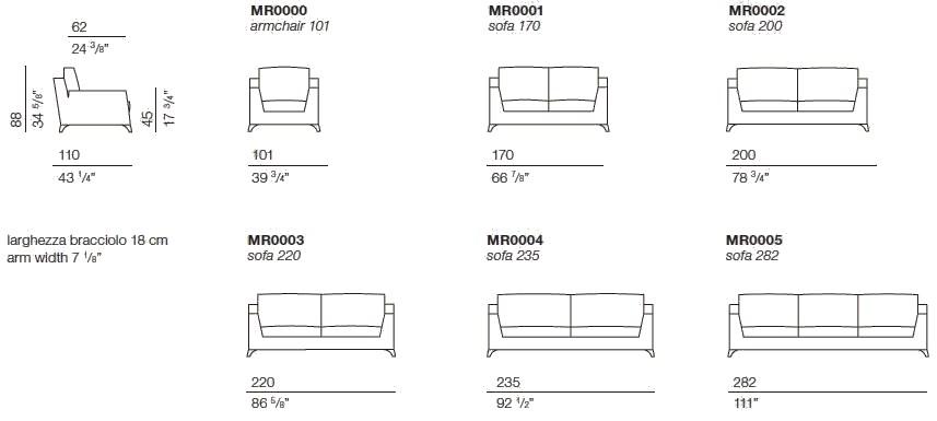 Bodema 2-х местный кожаный диван Mr & mrs floyd sun-id-1403501 - Вид №7