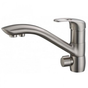 Zorg ZR 404 KF Nickel Смеситель для кухни Zorg 200х240