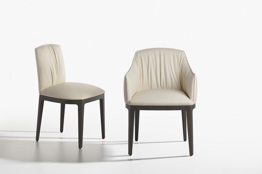 Potocco Мягкое кожаное кресло Blossom 840 - Вид №1