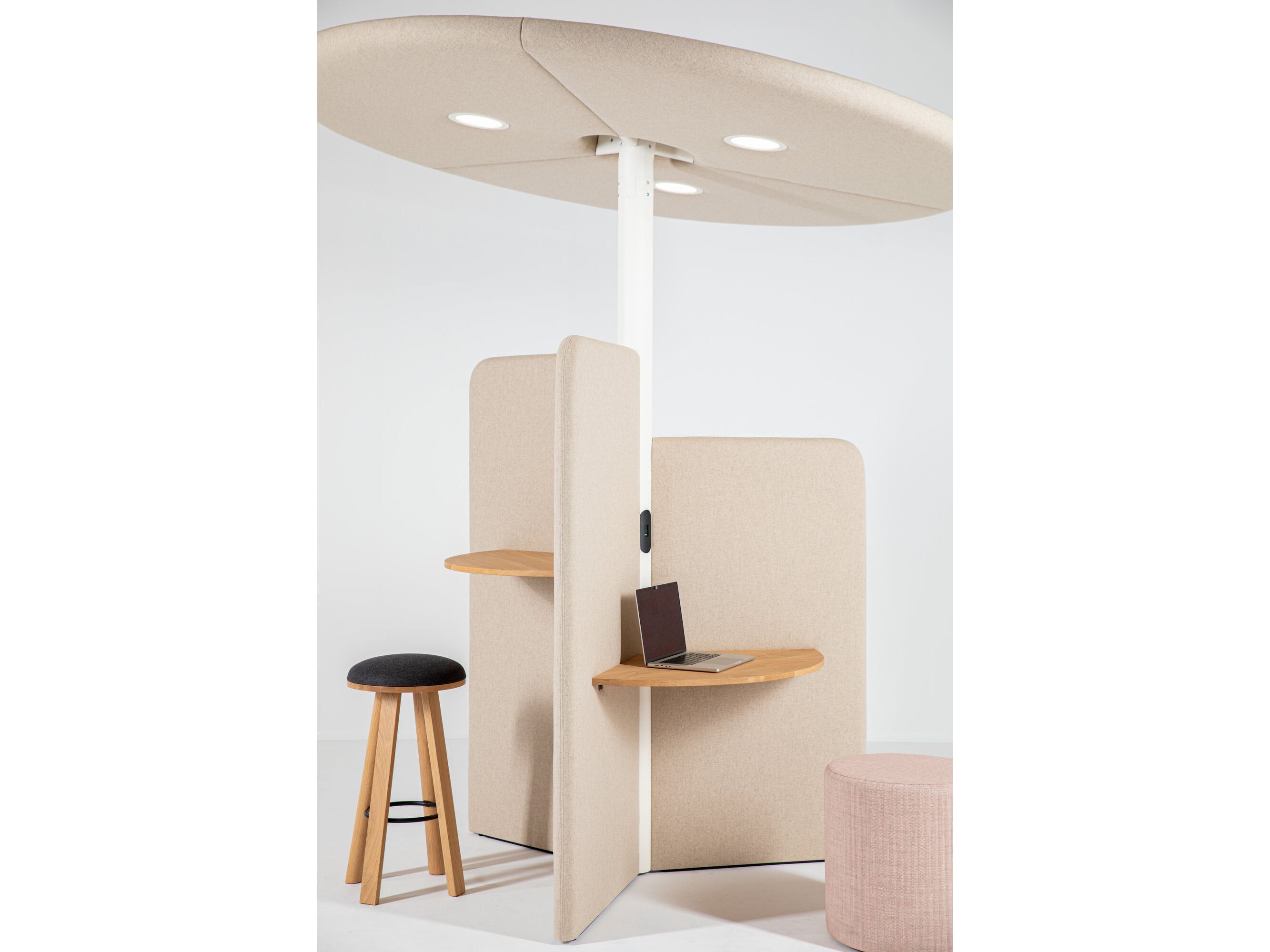 Ткань акустический офис остров BuzziSpace BuzziBrella Focus ARCH-00080749 - Вид №3