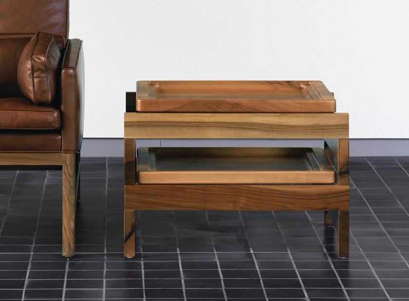 BassamFellows Сервисный столик из массива дерева с подносом Tray Cb-33 - Вид №6