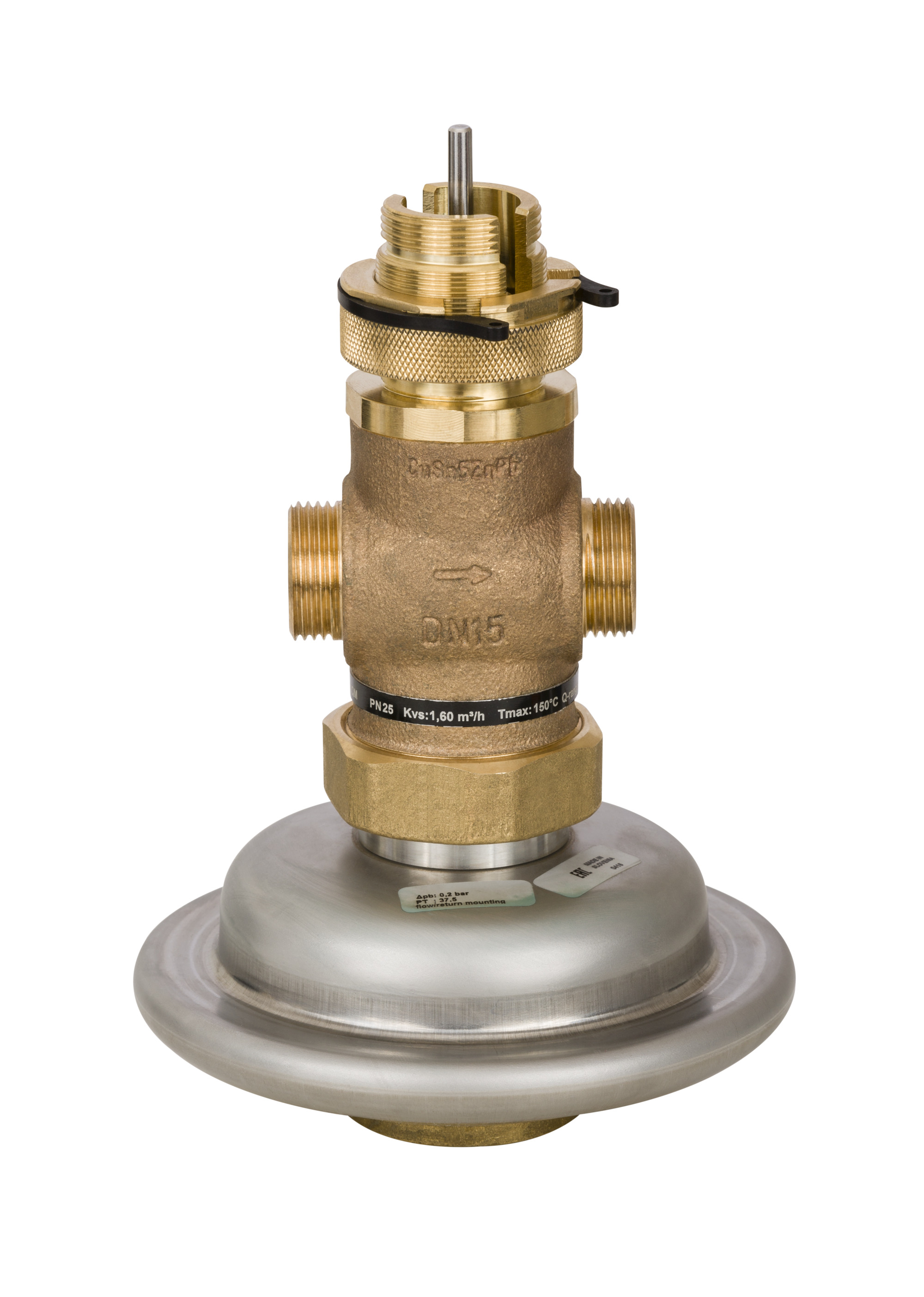 Danfoss Клапан регулирующий комбинированный AVQM с наружной резьбой или фланцевый Комб. р-рAVQM PN25 50/25 //0,2/фл. 003H6758  - Вид №37