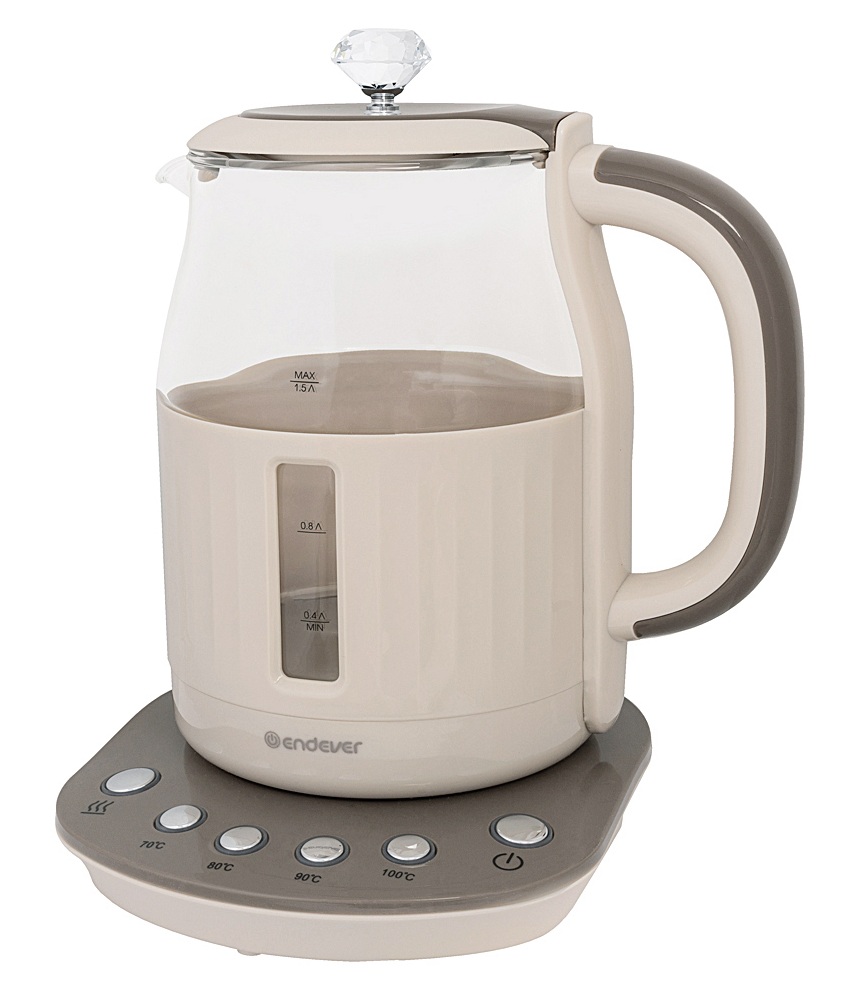 5365518 Электрочайник Endever Skyline KR-365G бежевый STDN-0126598 - Вид №1