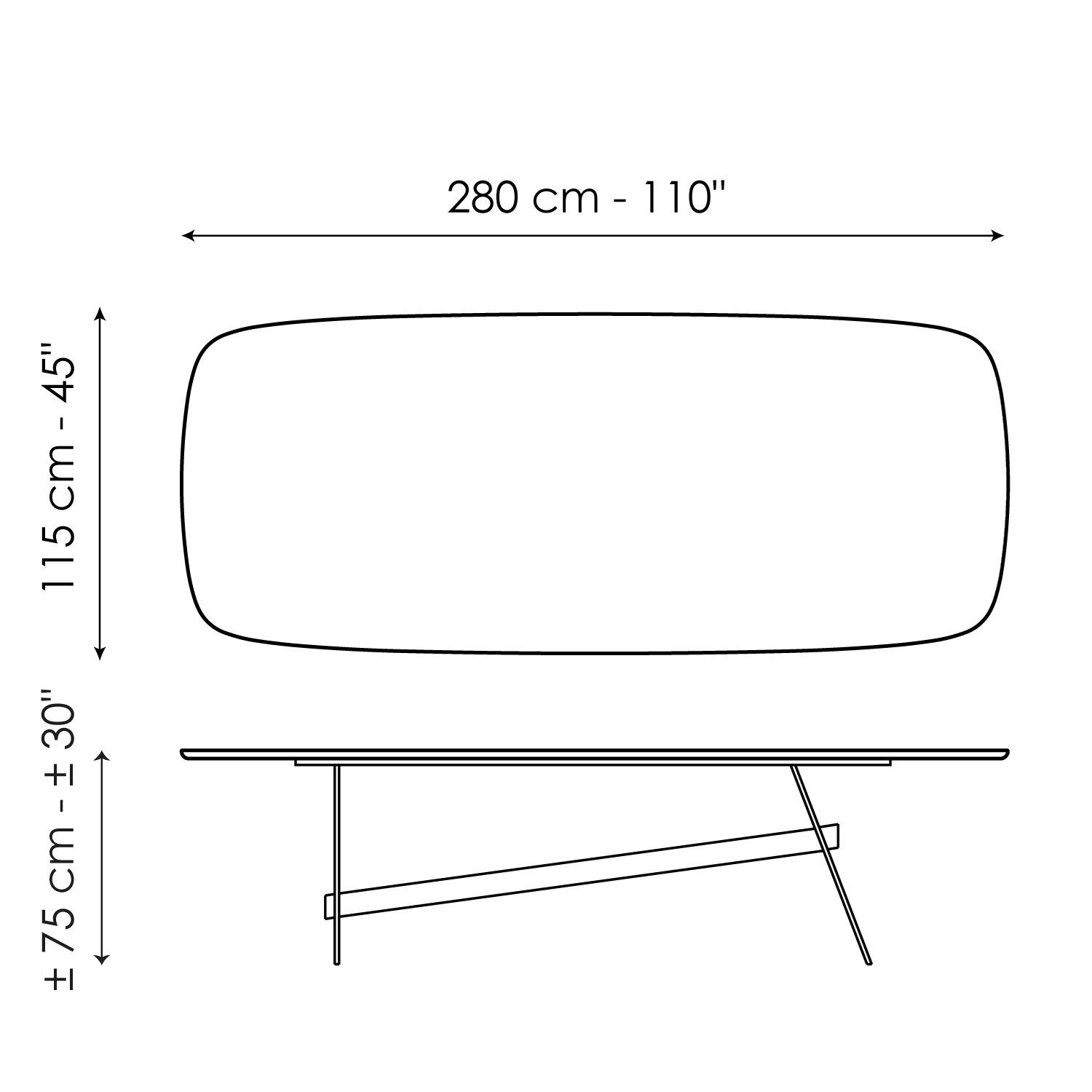 Прямоугольный стол BONALDO Slot ARCH-00107805 - Вид №4