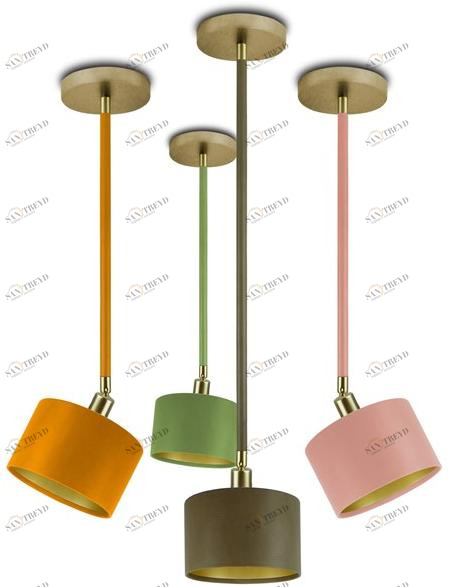 Abrissi Подвесной светильник ручной работы из кожи Linea 11212