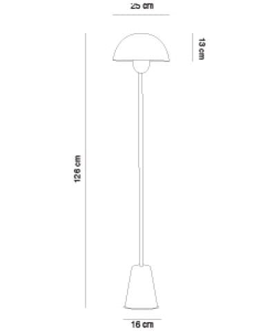 Светодиодная напольная лампа из метакрилата Alma light ARCH-00117190 - Вид №5