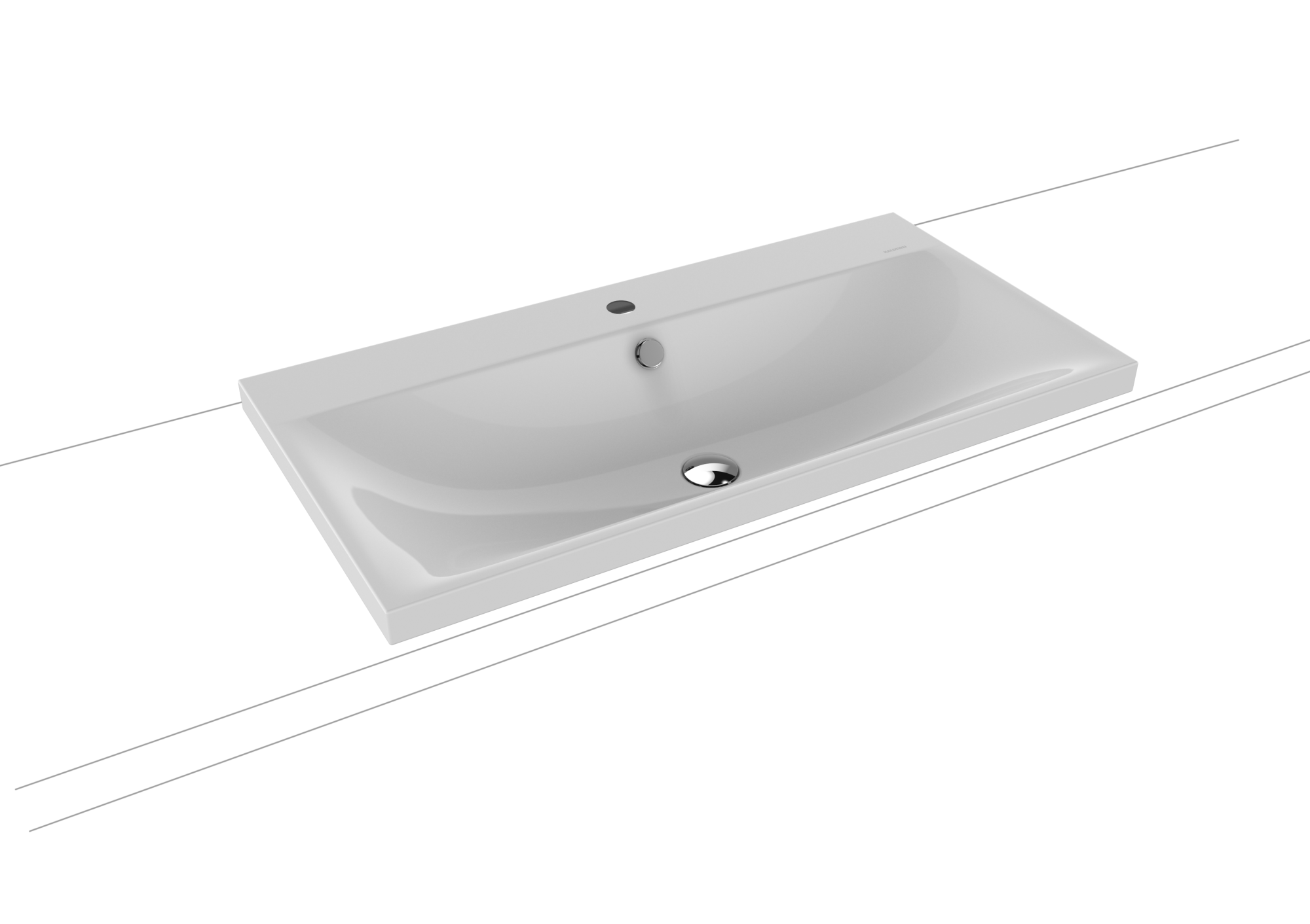 Умывальник KALDEWEI Сталь эмалированная 3041 145 Манхэттен 30413319145