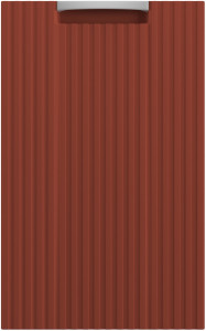 Фасады для кухни Модерн Фрезеровка «Магнум Билд» 502 Берлинский красный