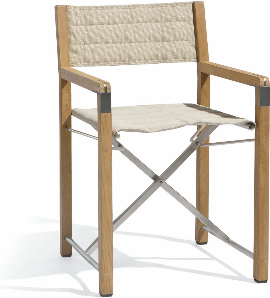 Стул текстиль teak экрю Manutti Cross MNST117 - Вид №2