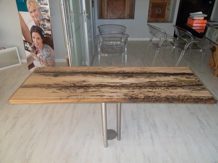 ANTICO TRENTINO Прямоугольный обеденный стол Lebrìc design - legno e resina sun-id-1416809 - Вид №5
