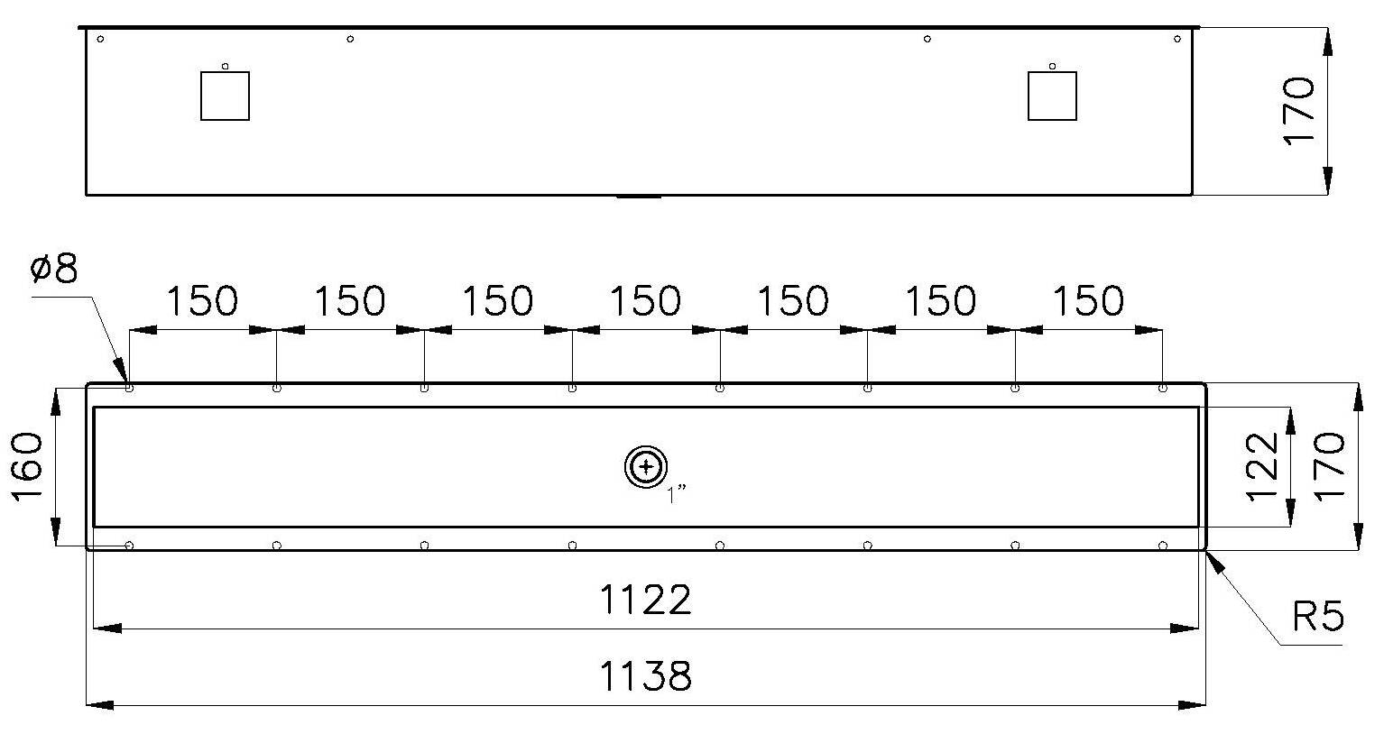 Канал для кухни из нержавеющей стали Foster 3026 880 ARCH-00086805 - Вид №4