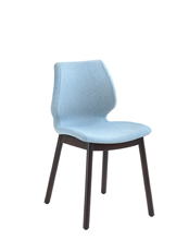 Uni 577M Стул с каркасом из древесины бука, 4 закругленные ножки. Обивка из полипропилена. Et al. Uni