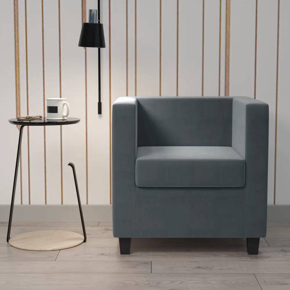 Кресло полиэстер Seasons Корса 73x65x73 см цвет серый 85151540 STLM-2116132  - Вид №4